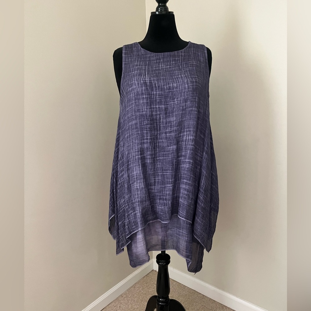 India Boutique Purple Sleeveless Midi Dress